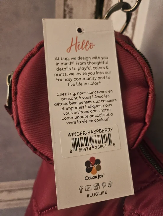 NWT Lug Winger In Raspberry, Sold Out Color - Picture 3 of 11